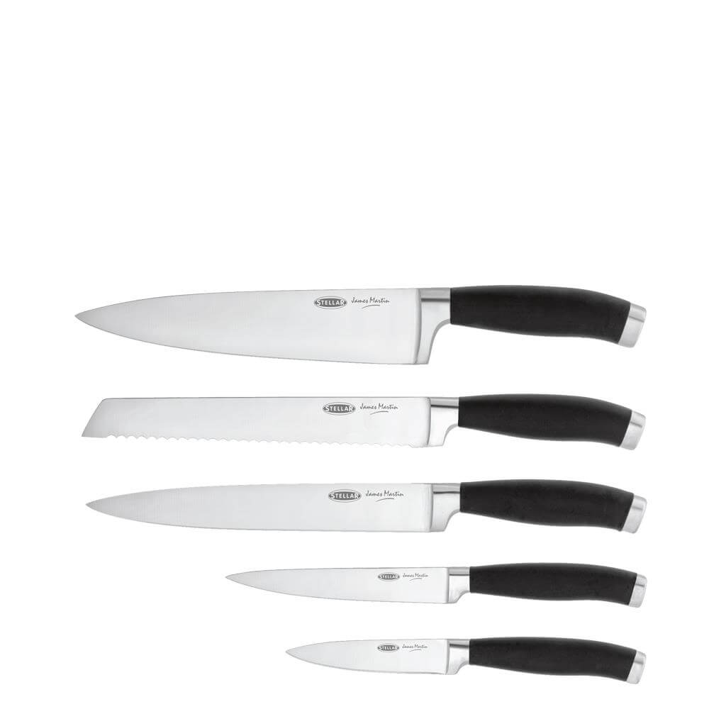 Stellar James Martin 5 Knife Block Set